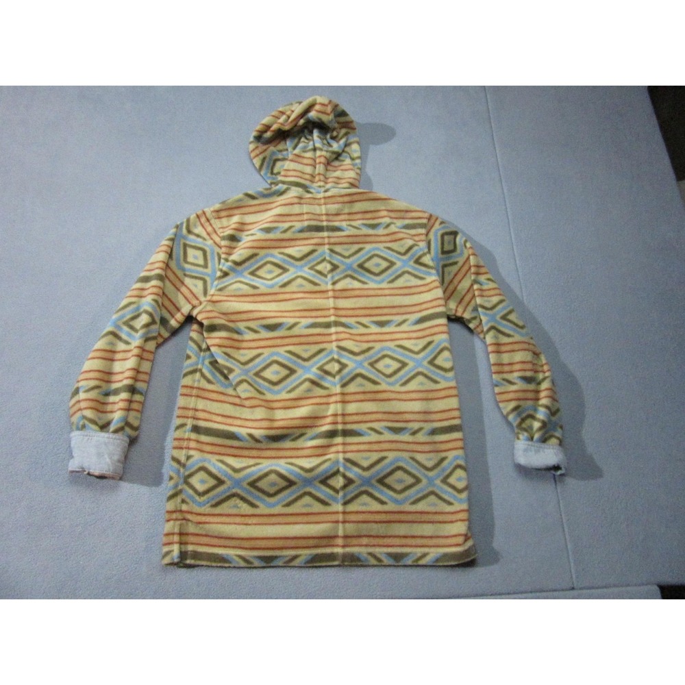 Vissla Hoodie Mens Small Multicolor Fleece Henley Aztec Tribal Pullover Flipcuff - Picture 15 of 16